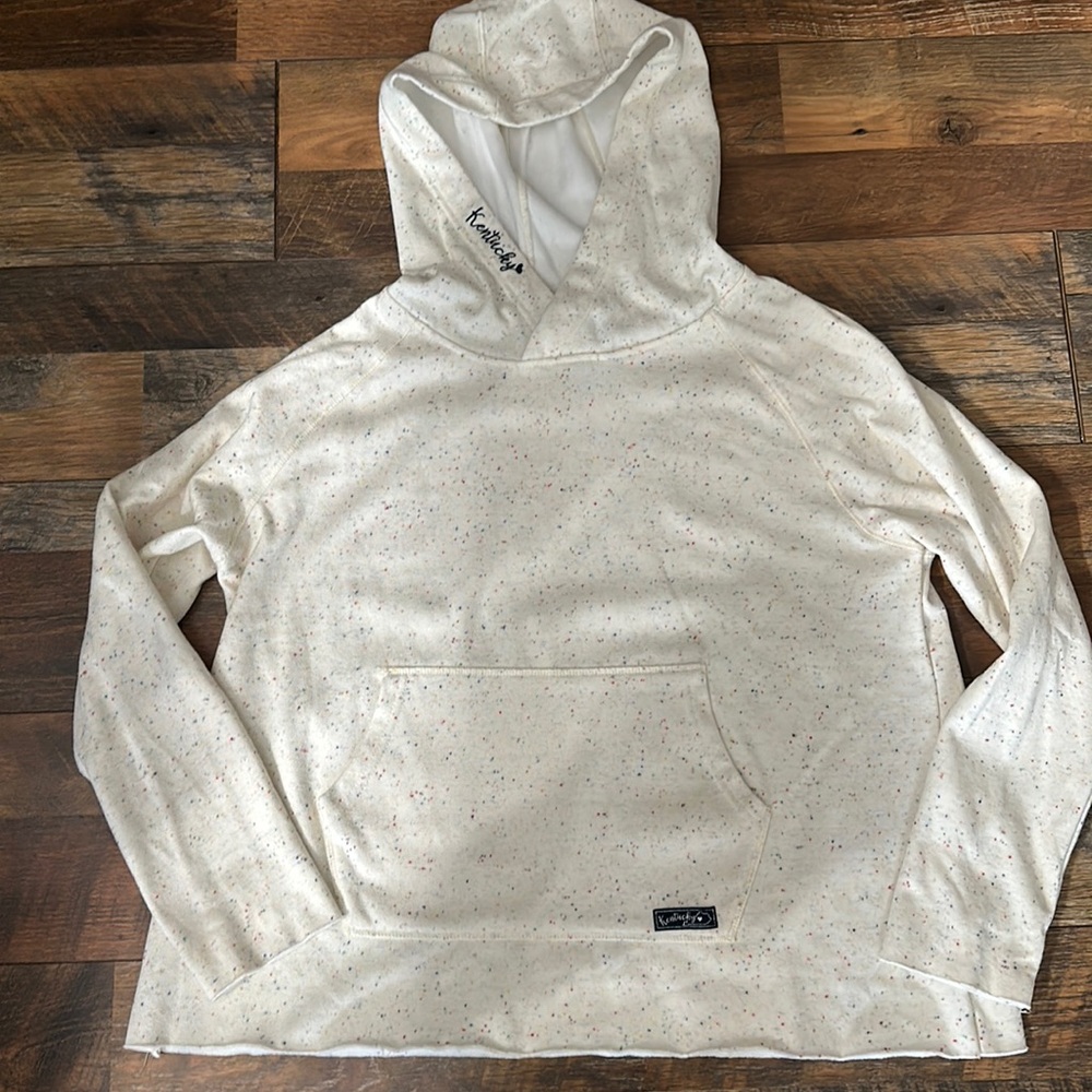 State of mine Kentucky speckled sweatshirt hoodie Sz XL